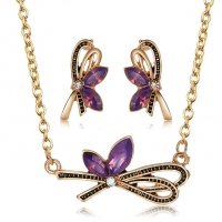 SET524 - Butterfly Bow Jewellery Set